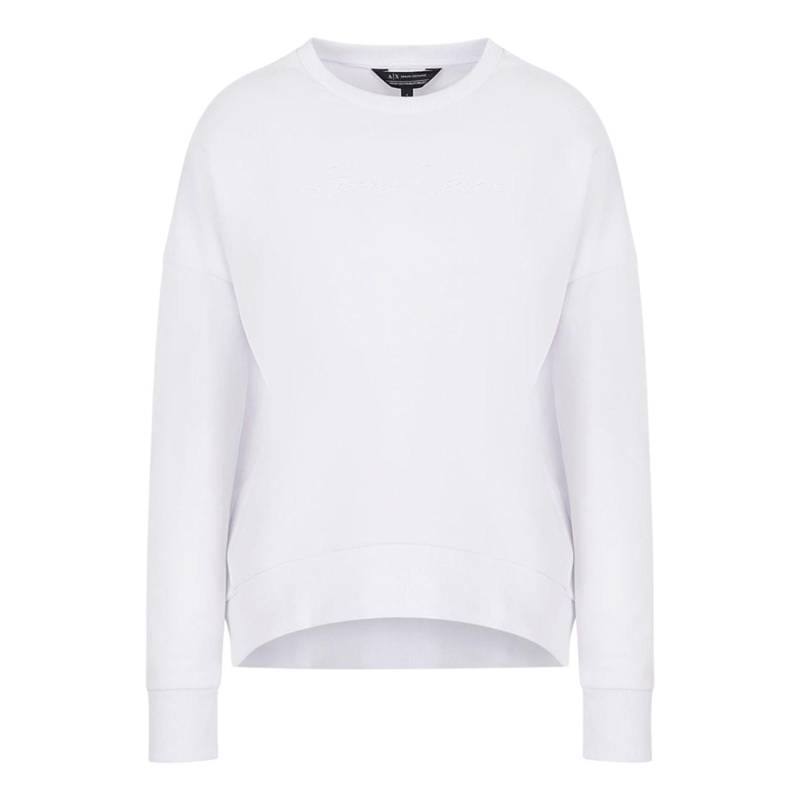 Armani Exchange Damen/Damen Rundhals-Sweatshirt M weiß von Joom DACH