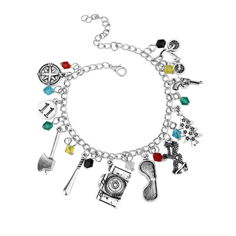 Armband Schmuck Stranger Things Axt Kamera Telefon Brille Logo Legierung Anhänger Kristall Armband Freund Mädchen Geburtstagsgeschenke von Joom DACH