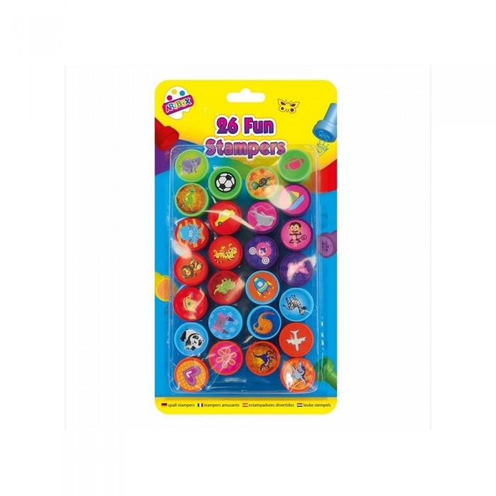 ArtBox Stempel mit verschiedenen Designs (Packung mit 26) One Size schwarz von Joom DACH