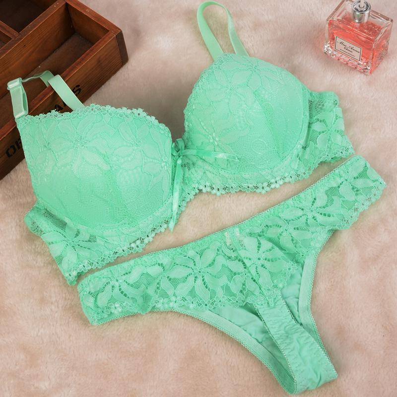 Artdewred BC Tanga-BH-Set, Push-Up-Spitze, Damen-Unterwäsche, Höschen-Set, Set mit G-String-BH und Slip-Sets 32C grün Artdewred BC Tanga-BH-Set, Push-Up-Spitze, Damen-Unterwäsche, Höschen-Set, Set mit G-String-BH und Slip-Sets 32C grün von Joom DACH