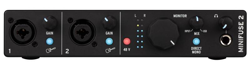 Arturia Musikproduktionssoftware inklusive Dual Audio & MIDI Interface MiniFuse 2 Schwarz schwarz von Joom DACH