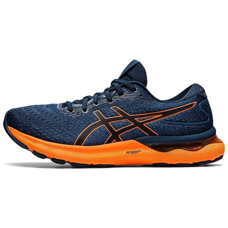 Asics Gel Nimbus 24 French Blue Shocking Orange Herren Sneaker 1011B359-402 39.5 von Joom DACH