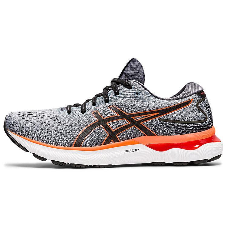 Asics Gel Nimbus 24 Sheet Rock Shocking Orange Herren Sneaker Grau 1011B359-020 39.5 von Joom DACH