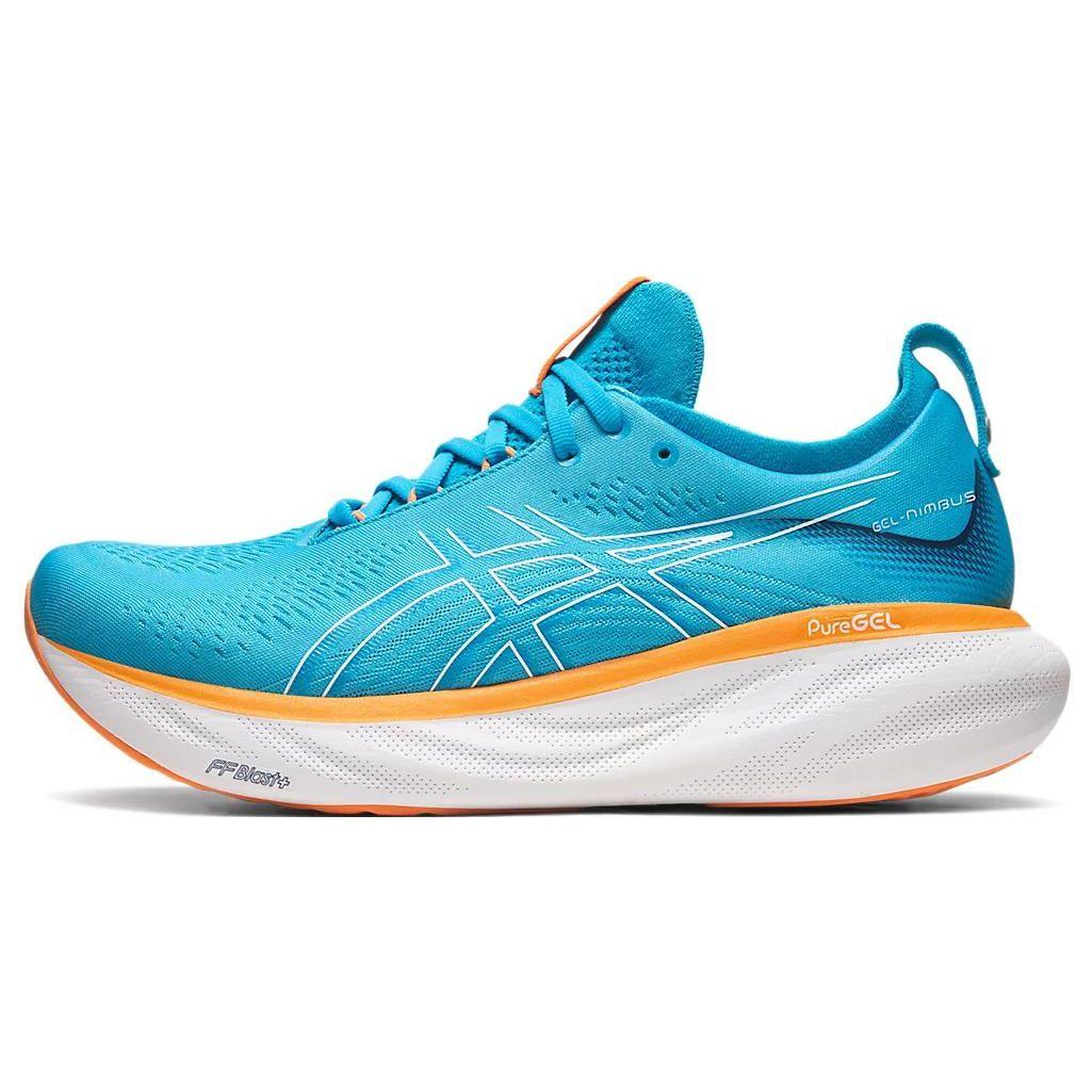 Asics Gel Nimbus 25 Island Blue Sun Peach Herren Sneaker 1011B547-400 44 von Joom DACH