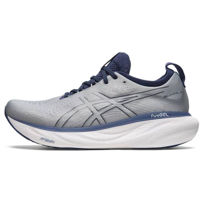 Asics Gel Nimbus 25 Sheet Rock Indigo Blue Herren Sneakers Grau 1011B547-021 42 von Joom DACH
