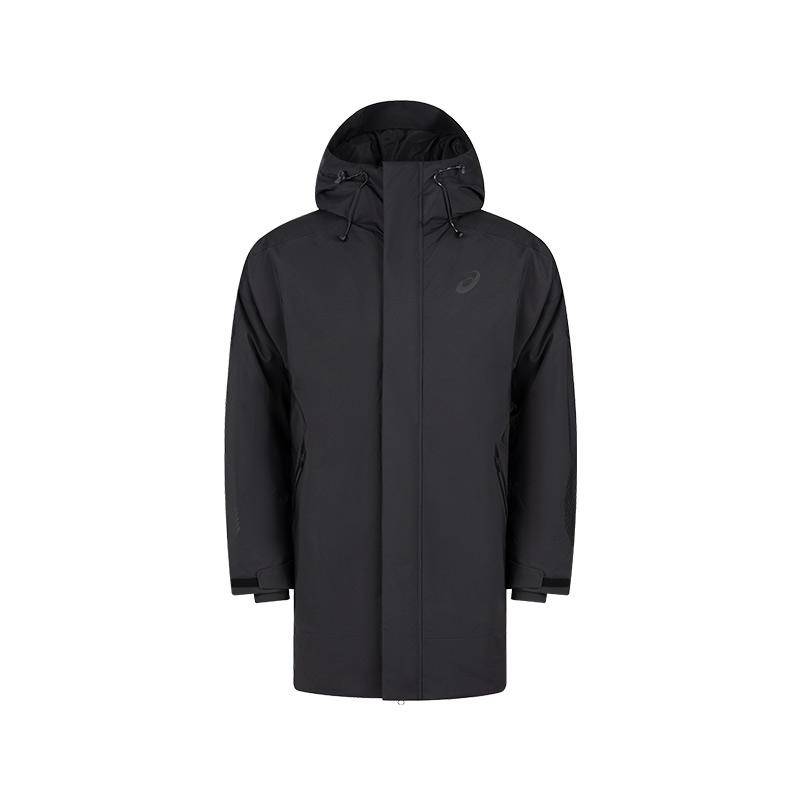 Asics Kapuzen-Sport-Daunenjacke für Herren, warm, wasserabweisend, Jacke, Schwarz 2031E870-001 L von Joom DACH