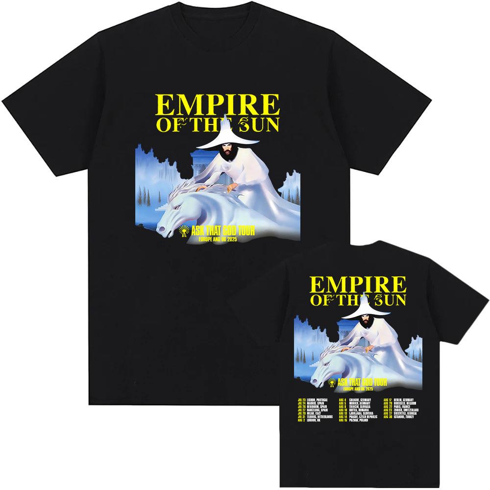 Ask That God Tour 2025 T-Shirt Empire of The Sun Music Group T-Shirts Grafikdruck Kleidung Lässige Kurzarm Baumwoll-Tees Herren XL Ask That God Tour 2025 T-Shirt Empire of The Sun Music Group T-Shirts Grafikdruck Kleidung Lässige Kurzarm Baumwoll-Tees Herren XL von Joom DACH