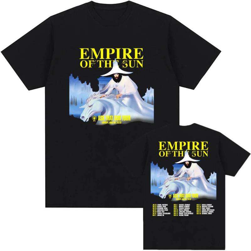 Ask That God Tour 2025 T-Shirt Empire of The Sun Music Group T-Shirts Grafikdruck Kleidung Lässige Kurzarm Baumwoll-Tees Herren XL Ask That God Tour 2025 T-Shirt Empire of The Sun Music Group T-Shirts Grafikdruck Kleidung Lässige Kurzarm Baumwoll-Tees Herren XL von Joom DACH