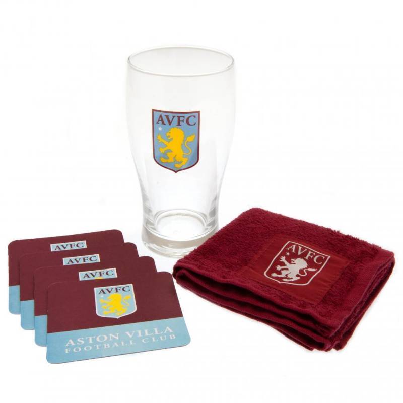 Aston Villa FC Wordmark Bierglas-Set One Size von Joom DACH