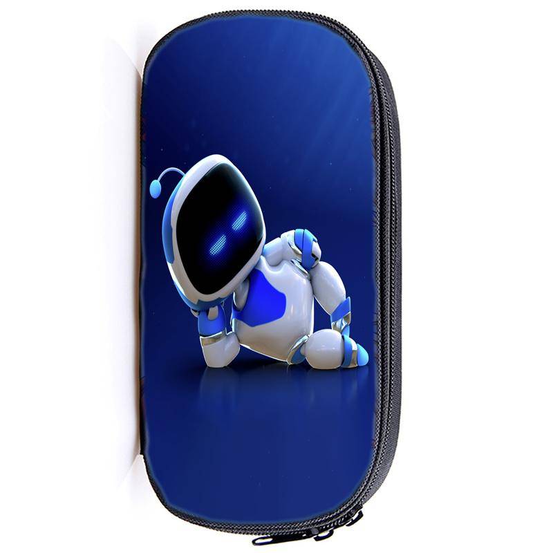 Astro Bot Astronaut Federmäppchen mit Reißverschluss, Federtasche, Beutelfunktion, tragbares Federmäppchen mit Reißverschluss, Schreibwaren für Schüler 1 von Joom DACH