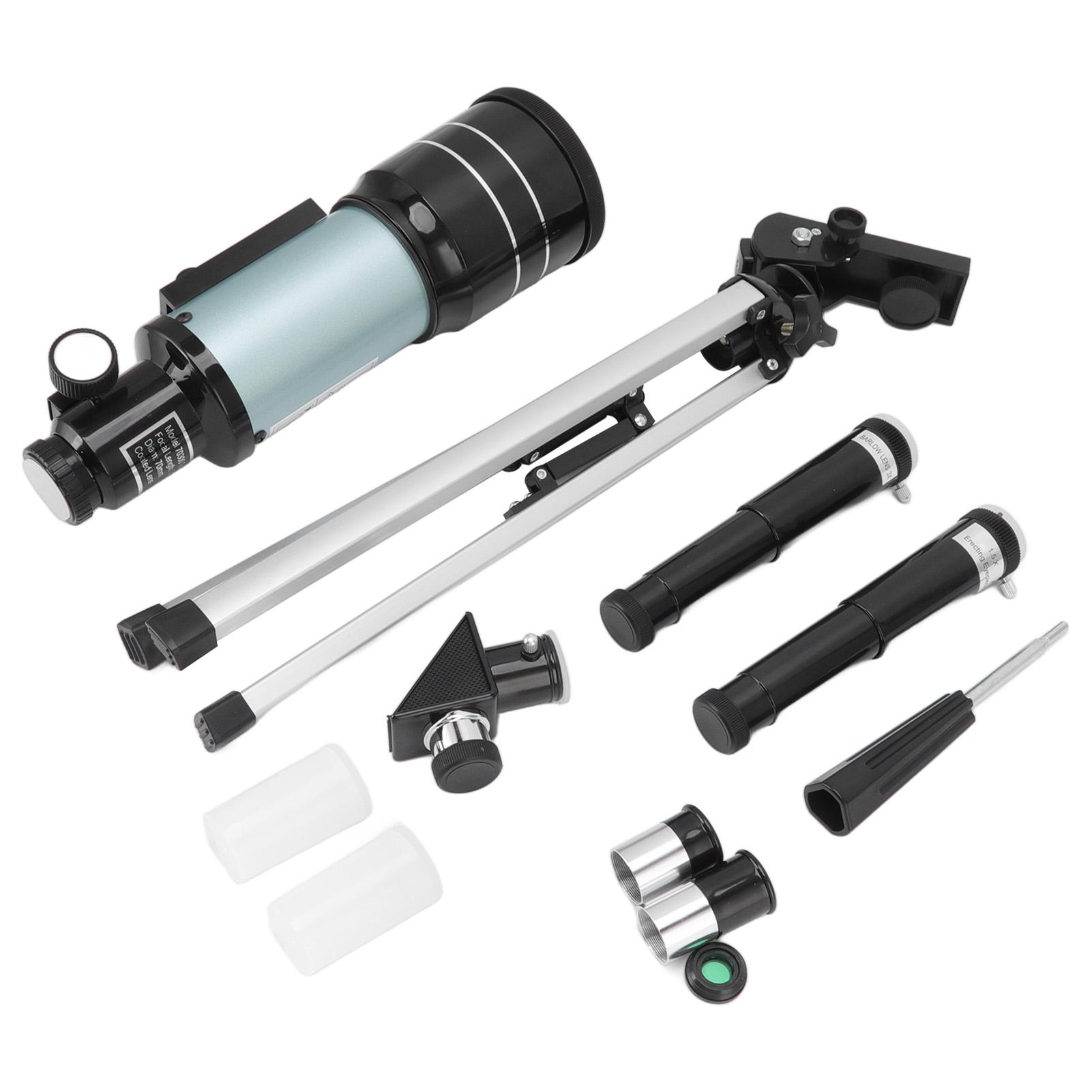 Astronomieteleskop für Kinder, 2,8 Zoll Öffnung, 11,8 Zoll Brennweite, tragbares Astronomie-Refraktor-Teleskop für Kinder von Joom DACH