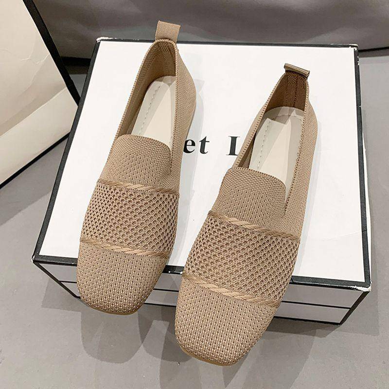 Atmungsaktive Damen-Freizeitschuhe aus Mesh mit flachem Boden, leichte Damen-Wanderschuhe 41 von Joom DACH