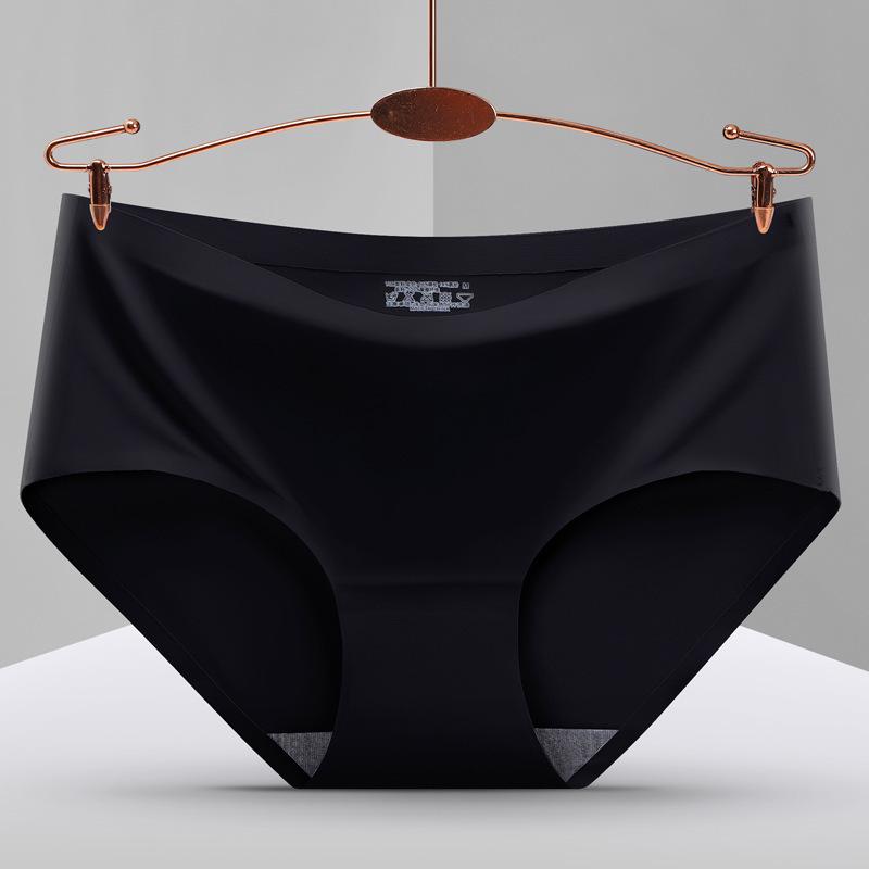 Atmungsaktive Damen Seamless Ice Silk Mid-Waist Slips XXL (60-67.5 kg) von Joom DACH