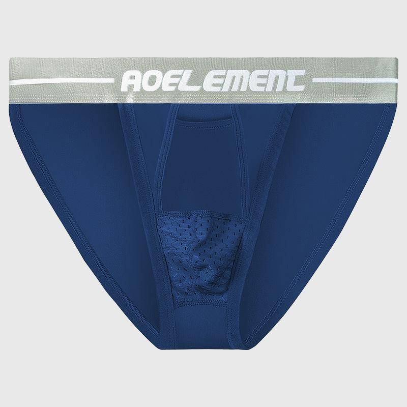 „Atmungsaktive Herren-Slips aus Eisseide mit U-konvexem Design für Krampfaderunterstützung und Komfort“ Double Extra Large königsblau von Joom DACH