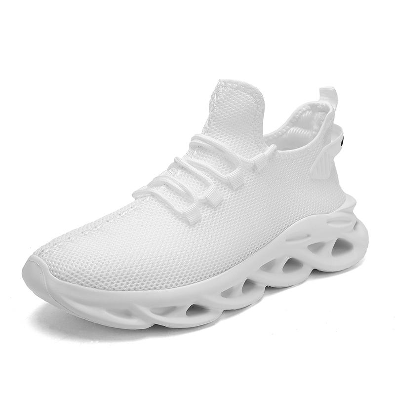 Atmungsaktive Herren-Sneaker Mode Leichte Mesh Herren-Laufschuhe Rutschfeste Herren-Freizeitschuhe Schnürung Flexible Tennis-Plateau 42 von Joom DACH