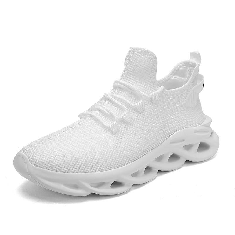 Atmungsaktive Herren-Sneaker Mode Leichte Mesh Herren-Laufschuhe Rutschfeste Herren-Freizeitschuhe Schnürung Flexible Tennis-Plateau 42 von Joom DACH