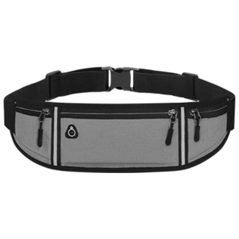 Atmungsaktive Laufgürteltasche Sport Gürteltasche Handytasche Männer Frauen Versteckte Tasche Gym Gürteltasche graue von Joom DACH