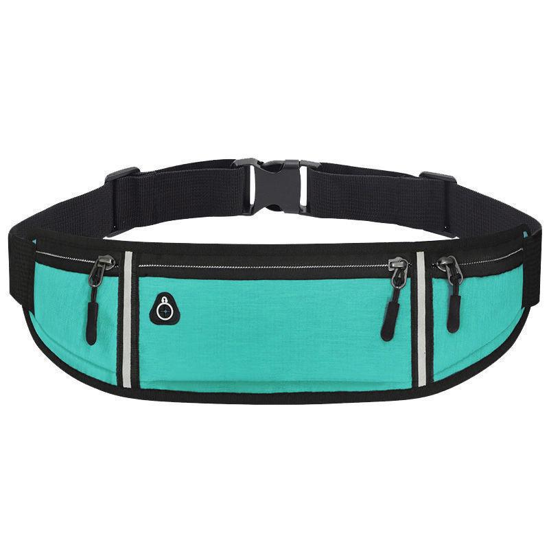 Atmungsaktive Laufgürteltasche Sport Gürteltasche Handytasche Männer Frauen Versteckte Tasche Gym Gürteltasche hellblaue von Joom DACH