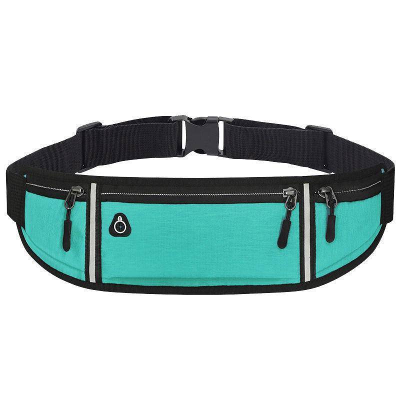 Atmungsaktive Laufgürteltasche Sport Gürteltasche Handytasche Männer Frauen Versteckte Tasche Gym Gürteltasche hellblaue von Joom DACH