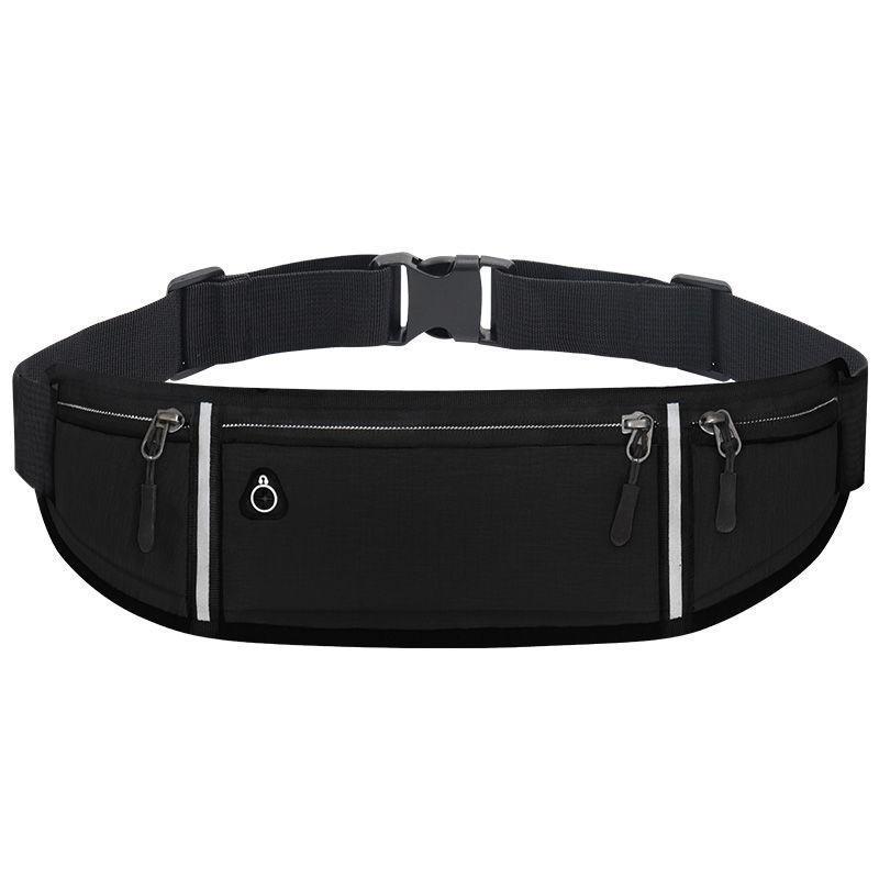 Atmungsaktive Laufgürteltasche Sport Gürteltasche Handytasche Männer Frauen Versteckte Tasche Gym Gürteltasche schwarz von Joom DACH