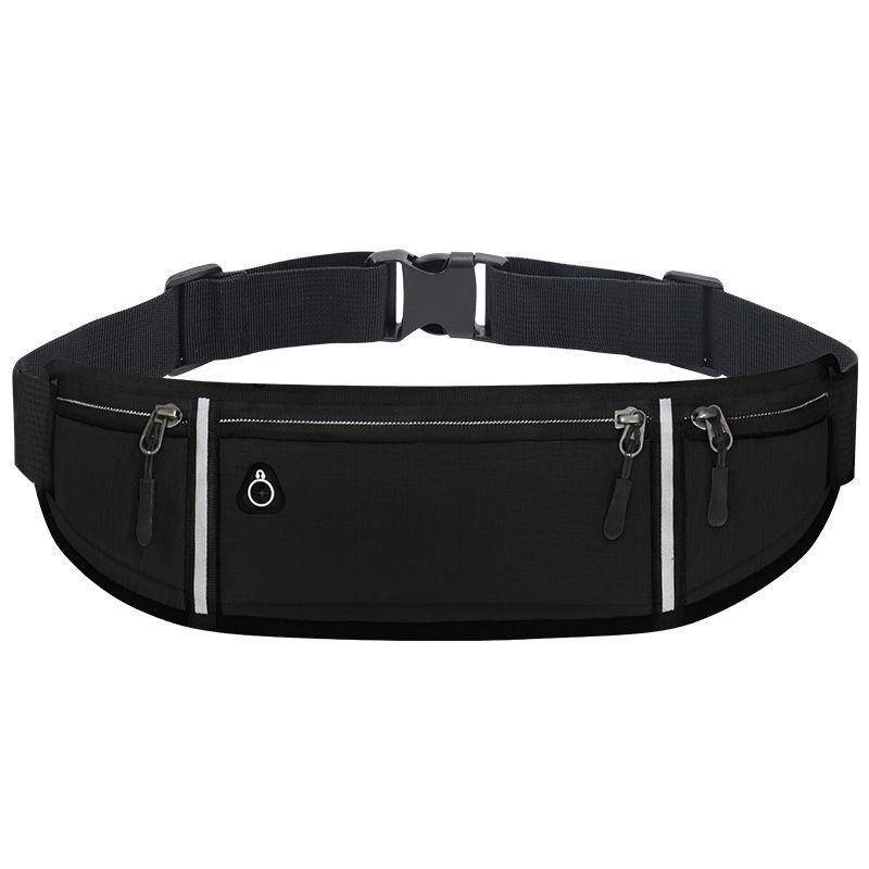 Atmungsaktive Laufgürteltasche Sport Gürteltasche Handytasche Männer Frauen Versteckte Tasche Gym Gürteltasche schwarz von Joom DACH