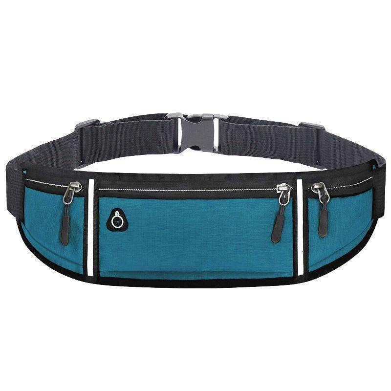 Atmungsaktive Laufgürteltasche Sport Gürteltasche Handytasche Männer Frauen Versteckte Tasche Gym Gürteltasche blau von Joom DACH