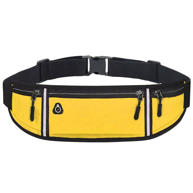 Atmungsaktive Laufgürteltasche Sport Gürteltasche Handytasche Männer Frauen Versteckte Tasche Gym Gürteltasche gelb von Joom DACH