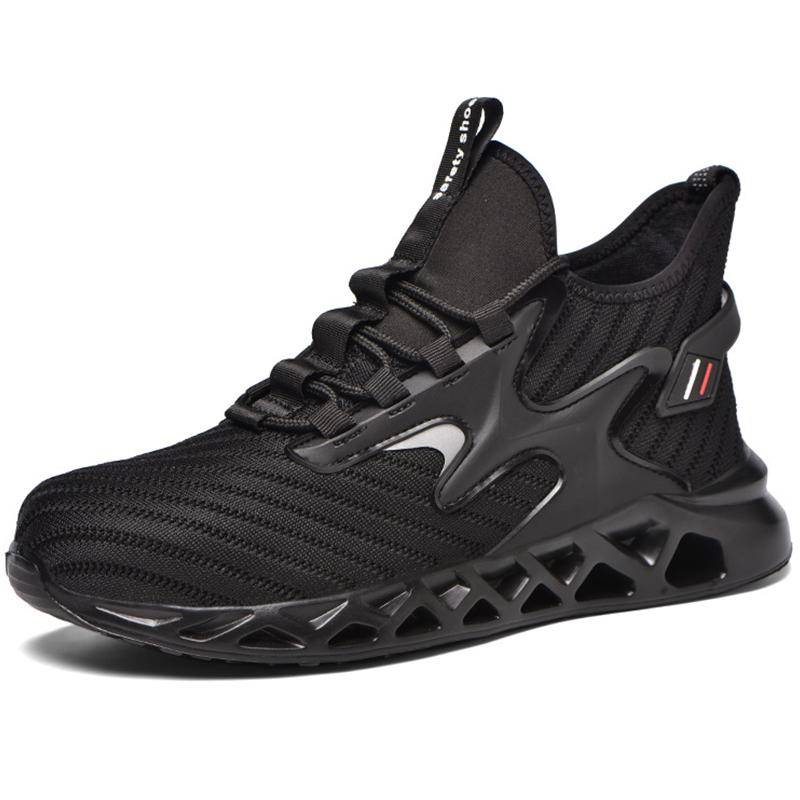 Atmungsaktive Männer Arbeitssicherheitsschuhe Anti-zerschlagung Stahlkappe Arbeitsstiefel Bau Unzerstörbare Arbeit Turnschuhe Männer Schuhe 37 von Joom DACH