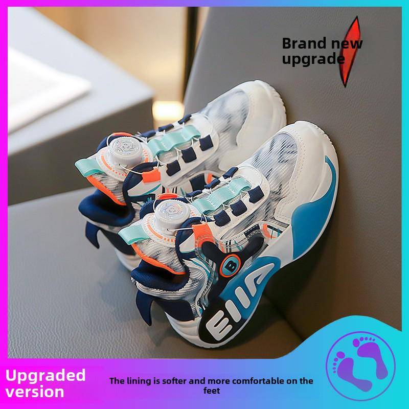 „Atmungsaktive Mesh-Sportschuhe für Jungen und Mädchen Frühjahr/Herbst 2025 mit rotierendem Dunk-Design.“ Size 32 Insole 19.5CM von Joom DACH