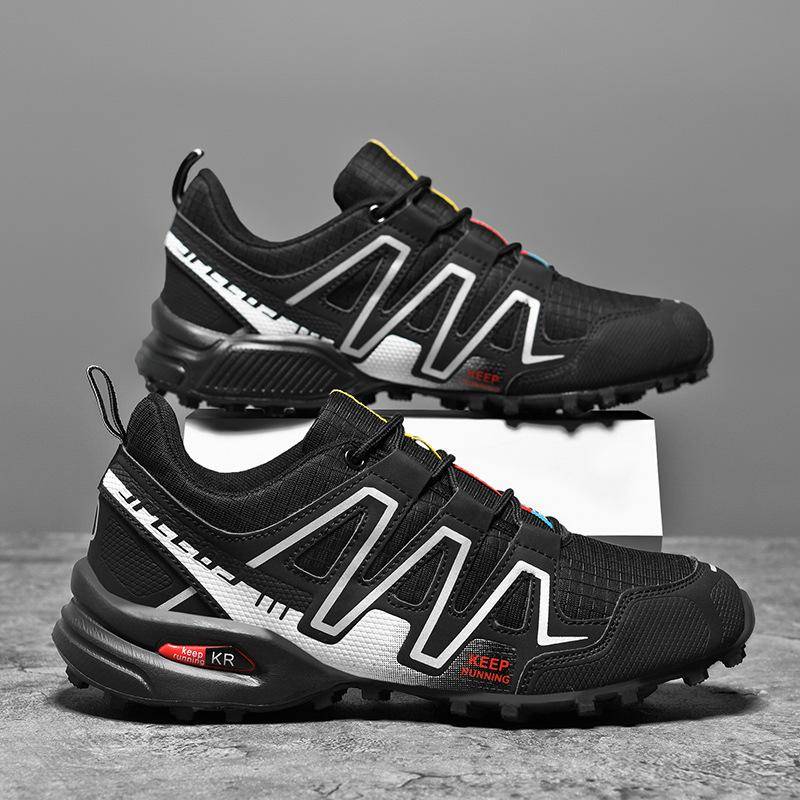 Atmungsaktive Outdoor-Wanderschuhe für Herren in den Größen 42–48, rutschfeste Trailrunning-Sneaker für Cross-Country-Reisen, strapazierfähiges, leichtes Schuhwerk 40 von Joom DACH