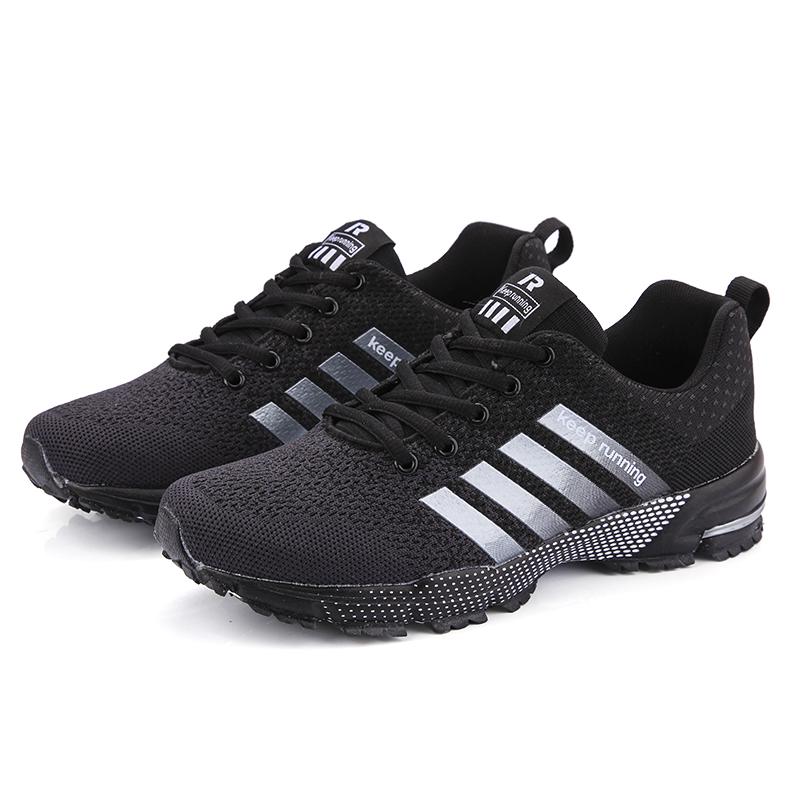 Atmungsaktive Schuhe Herren Air Cushion Running Sneakers für Frühling und Herbst, mit Mesh-Design 44 von Joom DACH
