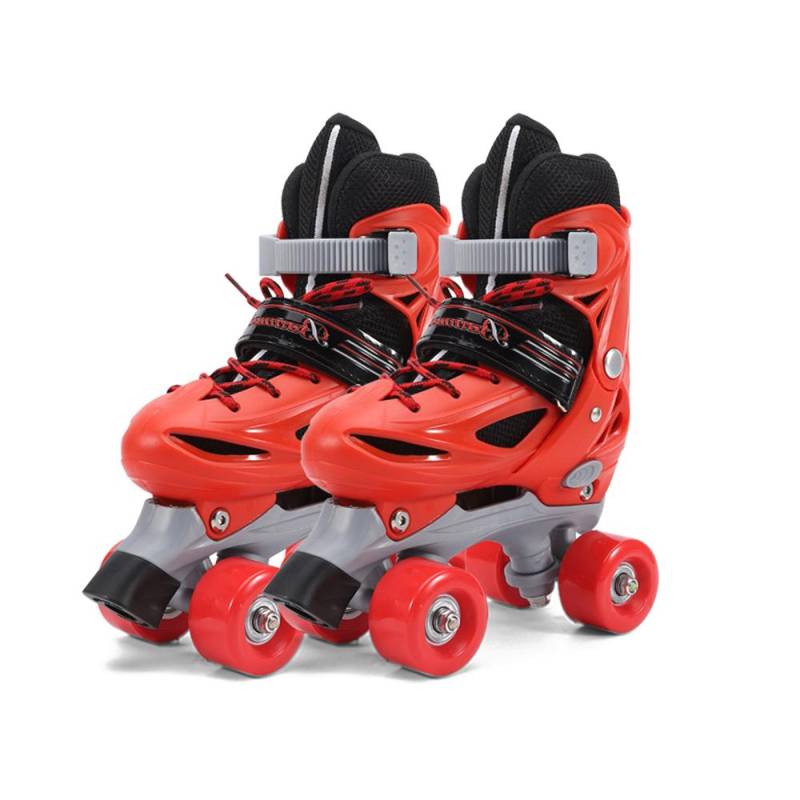 Atmungsaktive Skating Schuhe Kinder Anfänger Roller Skating Schuhe Stabile Kinder Skates Einstellbare Szie M von Joom DACH
