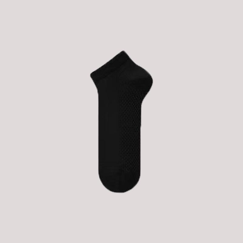 Atmungsaktive Sommer-Bootssocken aus Mesh für Herren – Deodorant, schweißabsorbierend, für den Freizeit- und Business-Stil schwarz Atmungsaktive Sommer-Bootssocken aus Mesh für Herren – Deodorant, schweißabsorbierend, für den Freizeit- und Business-Stil schwarz von Joom DACH