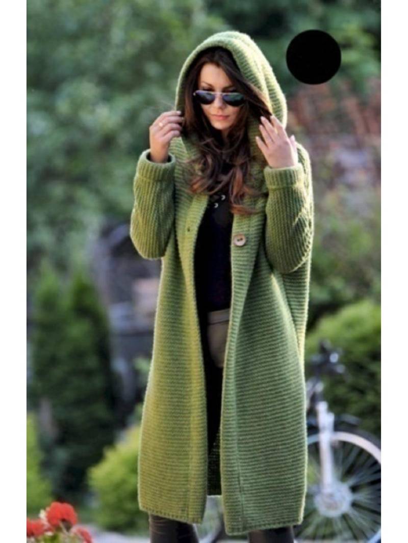 Auf Lager: Damen Strickjacke Übergröße, Mittellang, Herbst/Winter 2022 Hot Style (W103) XXXL von Joom DACH