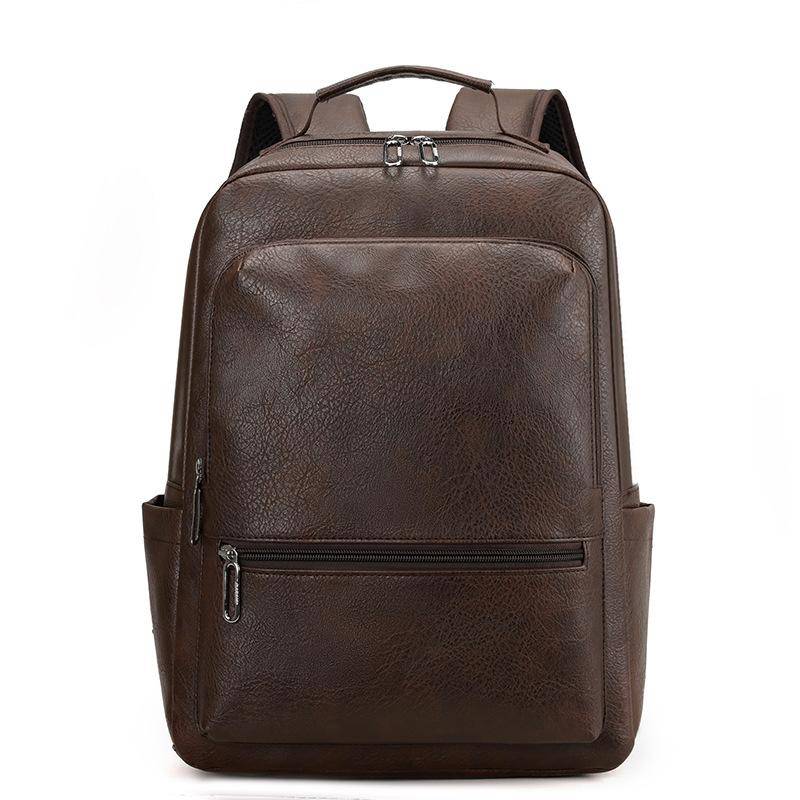 Aufbewahrung Rucksack mit großer Kapazität für Herren Lässige Computertasche für Herren Reise Business Pendlerrucksack braun von Joom DACH