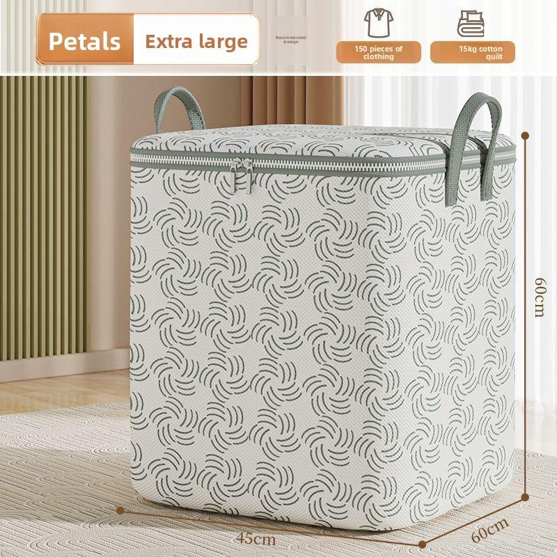 Aufbewahrungstasche für Quilts, Haushaltsumzugtasche mit großem Fassungsvermögen, Kleidung für Studentenwohnheim, Quilt-Tasche, Gepäckaufbewahrungsbox von Joom DACH