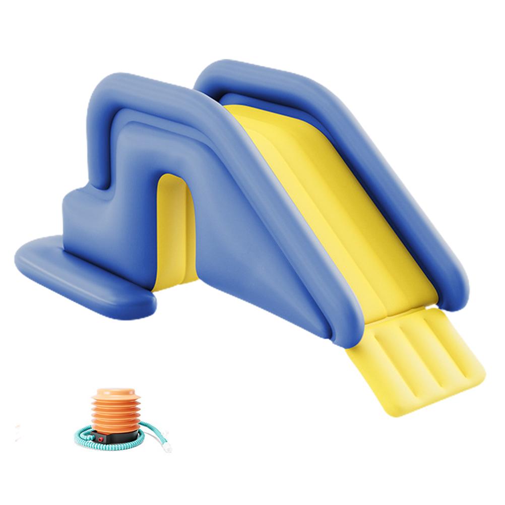 Aufblasbare Wasserrutsche, kompakt, aufblasbare Kletterwand, Wasserrutschenpark, Sommerspaß im Freien für Kinder von Joom DACH