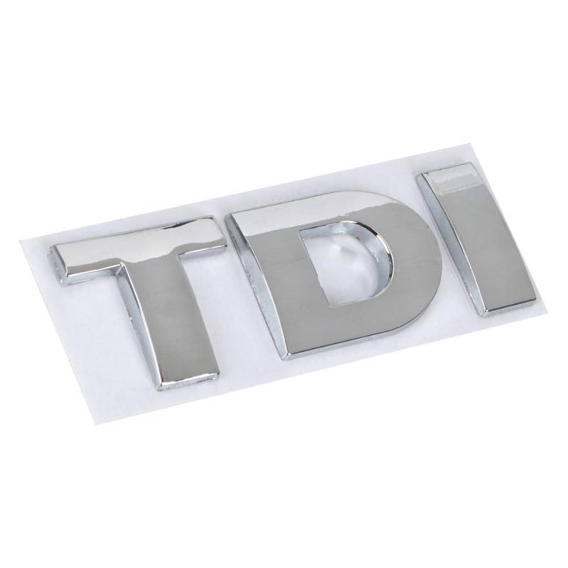Aufkleber TDI Logo 3D Metall für VW Golf JETTA PASSAT MK4 MK5 MK6 Auto Aufkleber Emblem Abzeichen Turbo Direkteinspritzung Reflektierend 1 von Joom DACH
