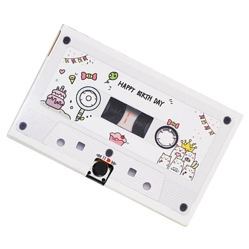 Aufnahme-Grußkarte, exquisite, einzigartige, wiederverwendbare, beschreibbare DIY-Grußkarte zum Geburtstag von Joom DACH