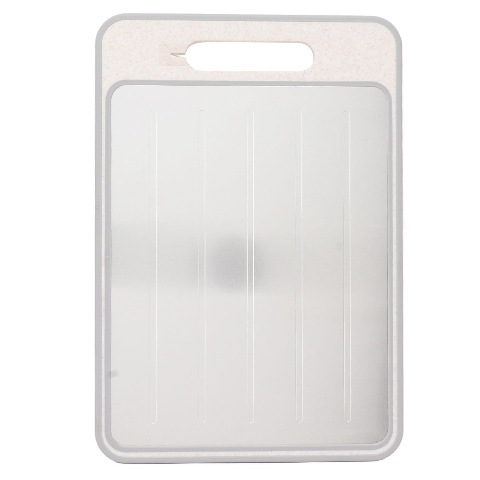 Auftau-Schneidebrett Doppelseitiges Schneidebrett mit Messerschärfer für Küche Kochen Khaki Khaki von Joom DACH