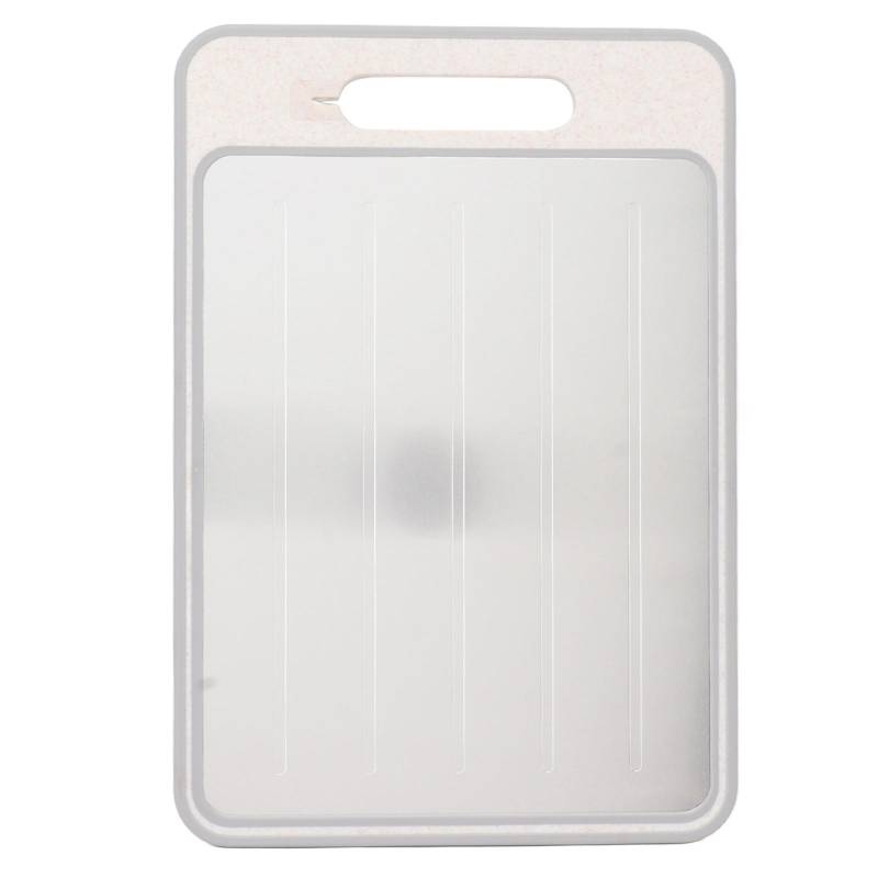 Auftau-Schneidebrett Doppelseitiges Schneidebrett mit Messerschärfer für Küche Kochen Khaki Khaki von Joom DACH