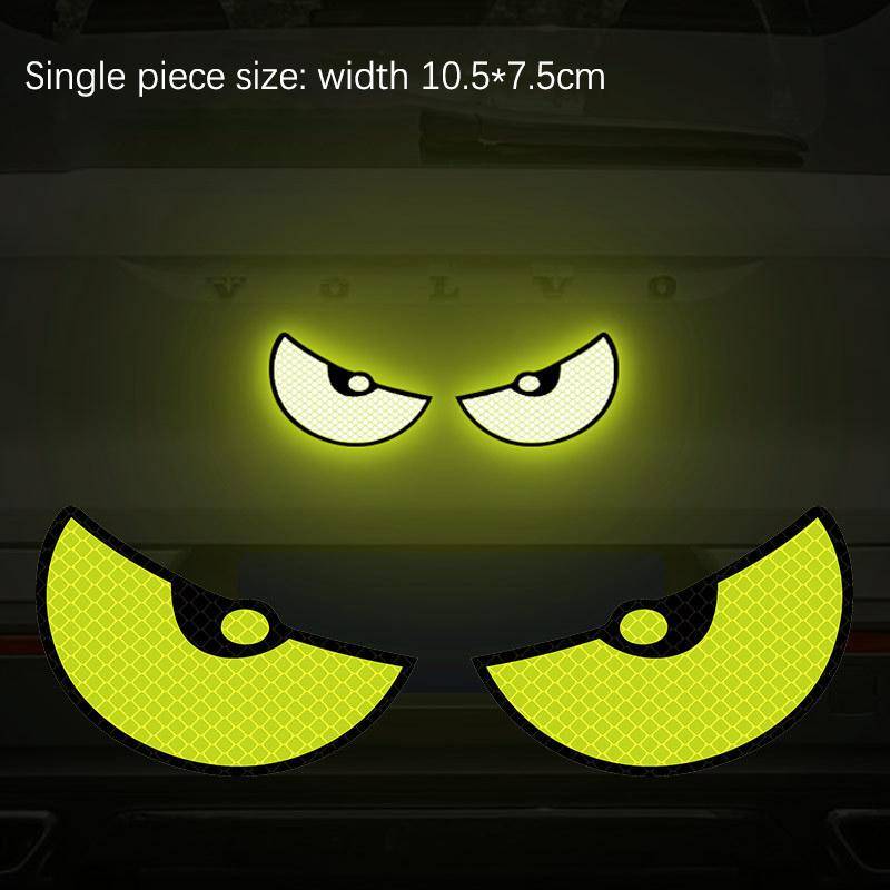 Augen-Auto-Styling und Aufkleber Auto Kratzer Abdeckung für Automobil-Karosserie Kraftstofftank Stoßstange Monster reflektierende Aufkleber coole Trim von Joom DACH