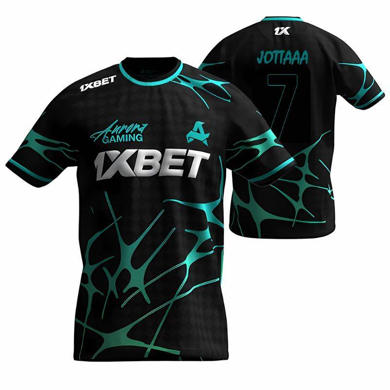 Aurora Gaming E-Sports Club Neue Sommeruniformen CS2 ESL Pro League Trainingsjerseys Spieler-personalisierte T-Shirts Jungen Geschenke Oberteile M von Joom DACH