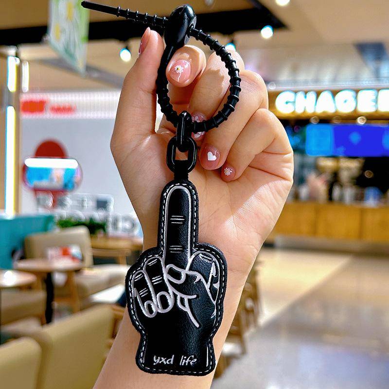 Ausdruck Katze Schlüsselanhänger Cartoon Katze Leder Anhänger Auto Schlüsselanhänger süße Tasche Zubehör Mädchen Geschenk von Joom DACH