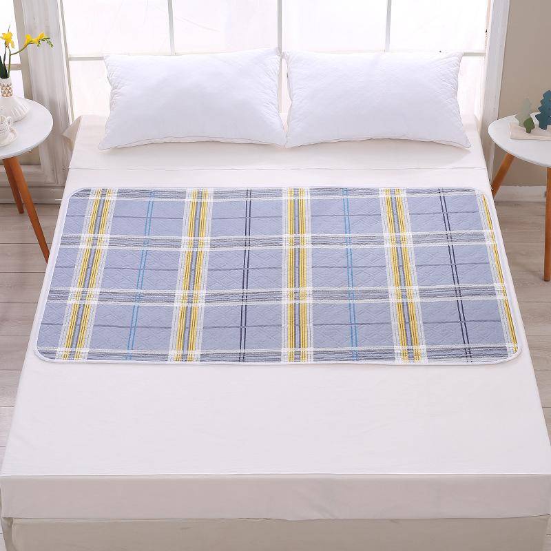 Auslaufsichere Menstruationsunterlage, Urinmatte, Inkontinenzunterlage für ältere Menschen, Bettschutz, Windel für Erwachsene, Bettlaken, Stoff, atmungsaktiv, wasserdicht, waschbare Matratze 50*70cm von Joom DACH