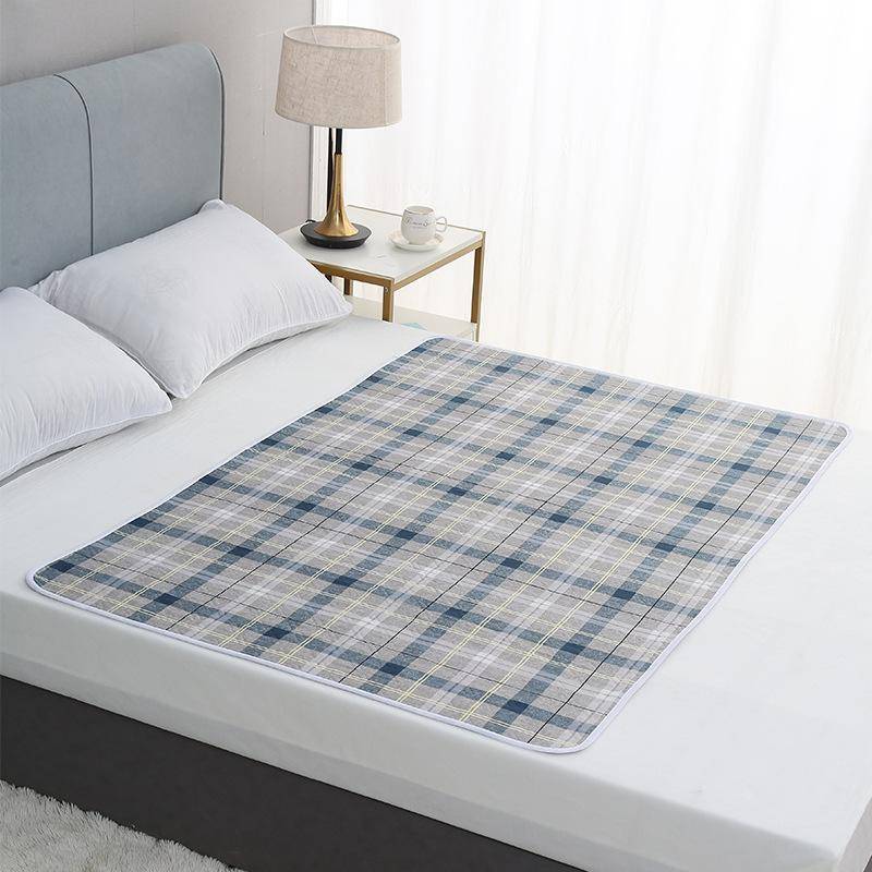 Auslaufsichere Menstruationsunterlage, Urinmatte, Inkontinenzunterlage für ältere Menschen, Bettschutz, Windel für Erwachsene, Bettlaken, Stoff, atmungsaktiv, wasserdicht, waschbare Matratze 50*70cm von Joom DACH