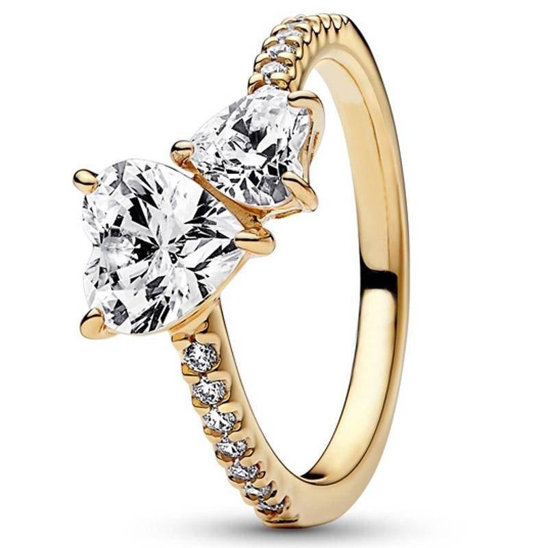 Authentische 925 Sterling Silber Liebesbotschaft Herbarbelege Cluster Zeitlose Pave einreihige Ringe für Frauen Geschenk Modeschmuck 6 von Joom DACH