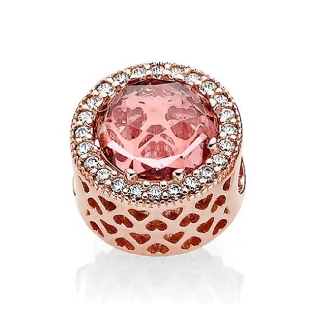 Authentischer S925 Silber Charms 925 Sterling Schöner rosa Herz-Kopfhörer-Charm passend für Armband und Halskette Mädchen Geschenk Schmuck von Joom DACH