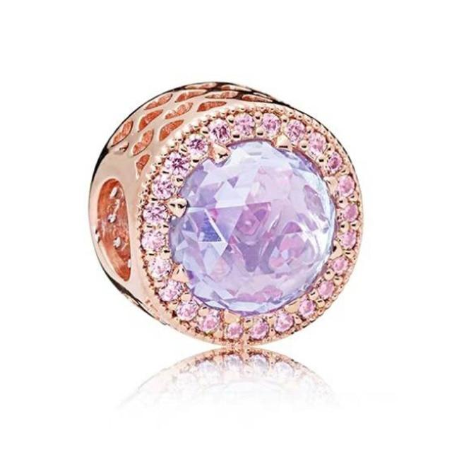 Authentischer S925 Silber Charms 925 Sterling Schöner rosa Herz-Kopfhörer-Charm passend für Armband und Halskette Mädchen Geschenk Schmuck von Joom DACH