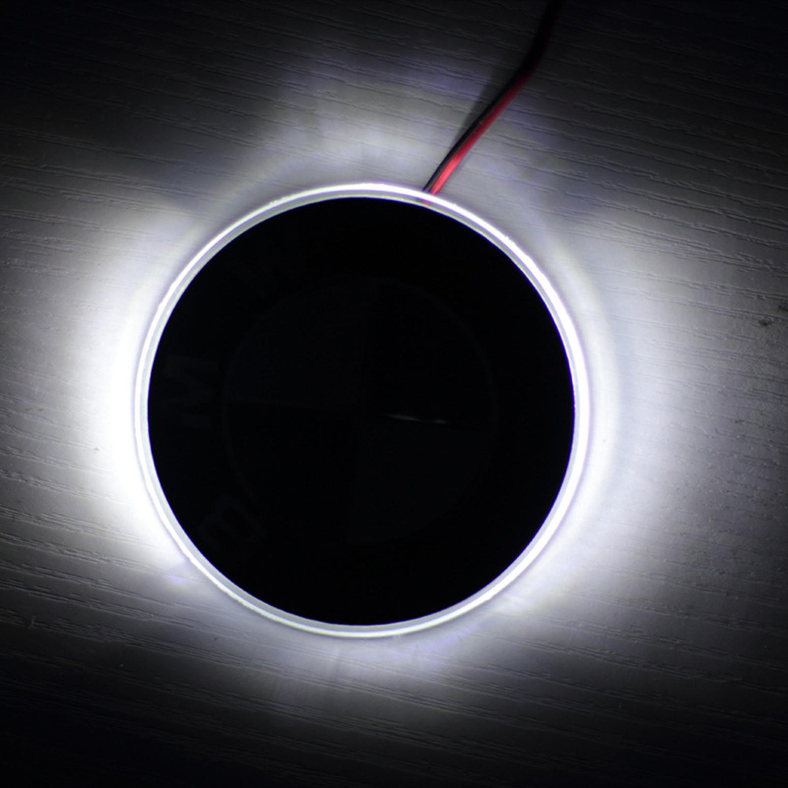 Auto 2D Auto LED Logo Hinten Abzeichen Seite Licht Aufkleber Emblem Rücklicht Dekor für BMW weiß von Joom DACH